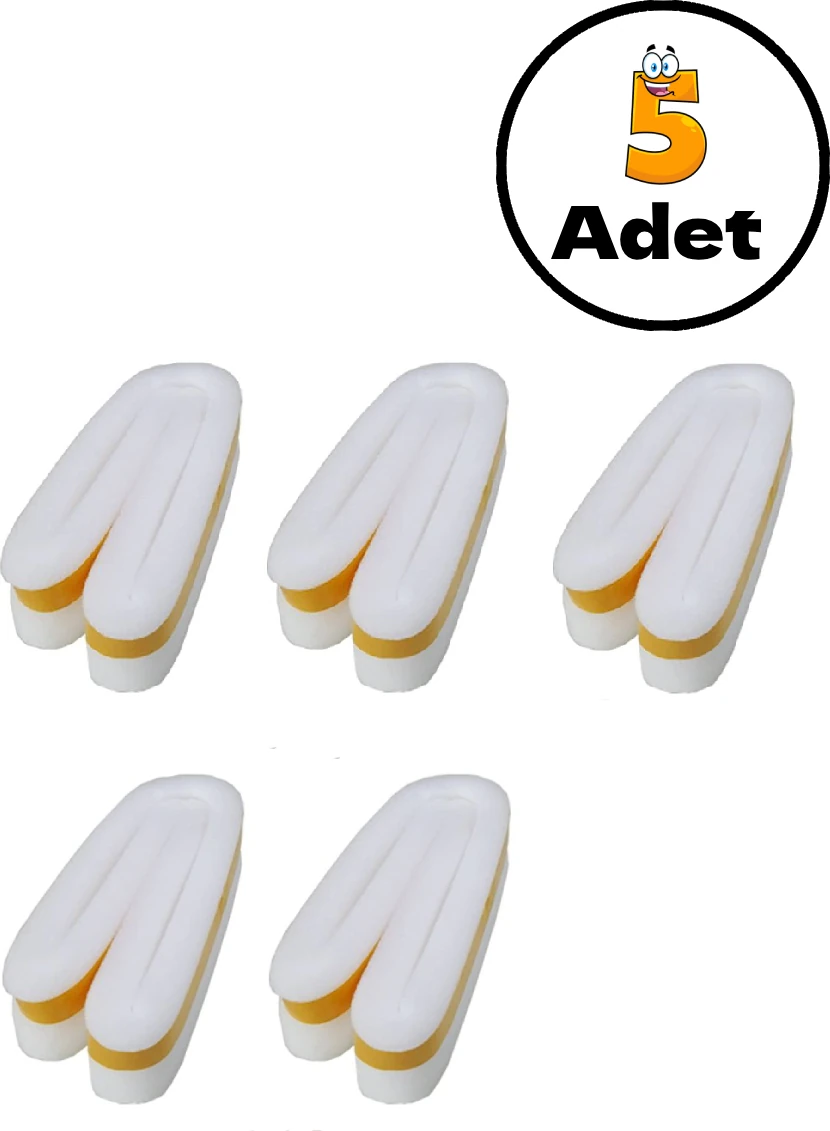 5 Adet Yapışkanlı Kapı Altı(Eşik) Bandı Isı Yalıtım Süngeri Kapı Altı Soğuk Önleyici 90 cm