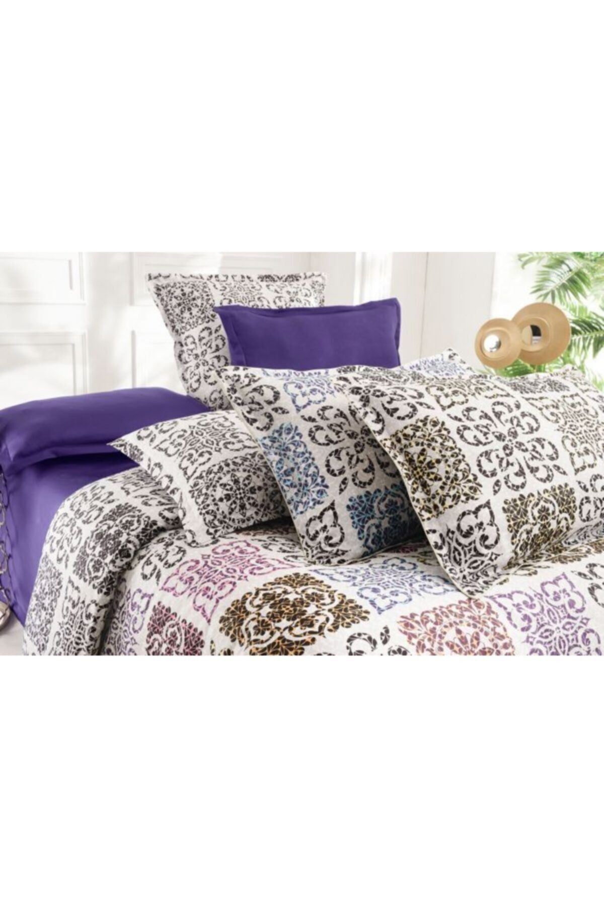 Night Shine Pure Life Saten Nevresim Takımı King Size