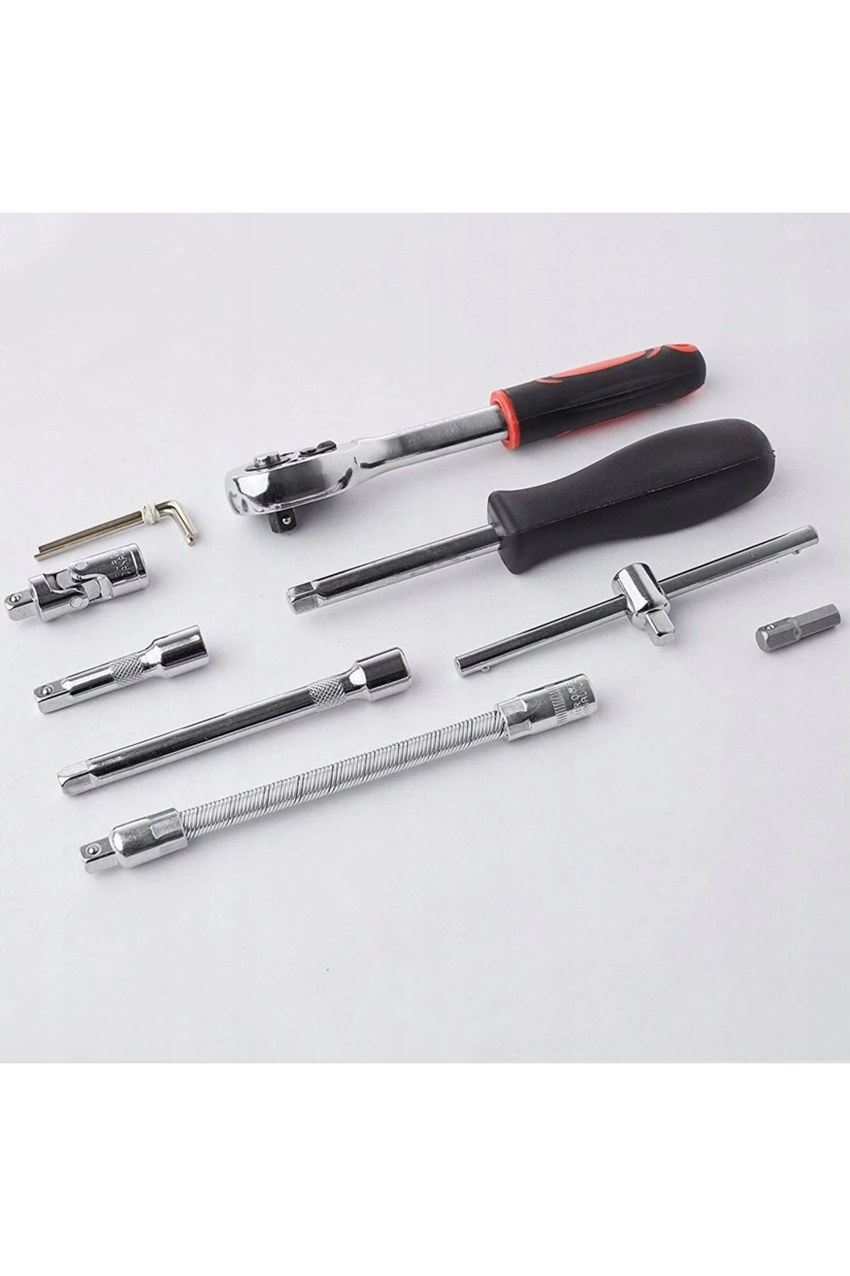 Yüksek Kalite 46 Parça Mini Lokma Takımı Otomatik Cırcırlı 1/4"   Kombinasyon Alet Seti