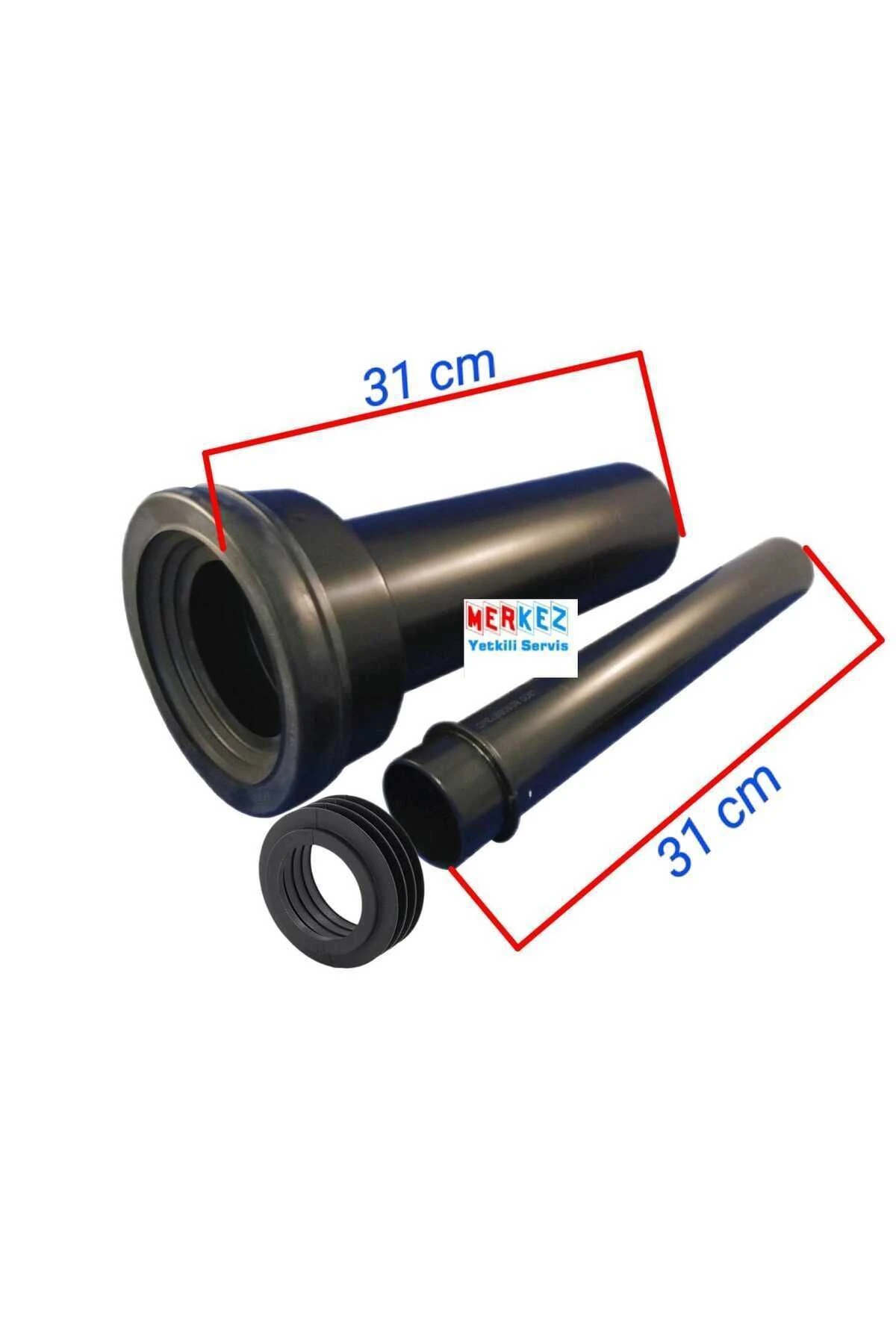 Uzun Tip Gömme Rezervuar Klozet Arası Atık Su Temiz Su Bağlantı Boruları Kada Seti