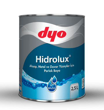 DYO HİDROLUX  Su Bazlı Parlak Boya  0,75 lt