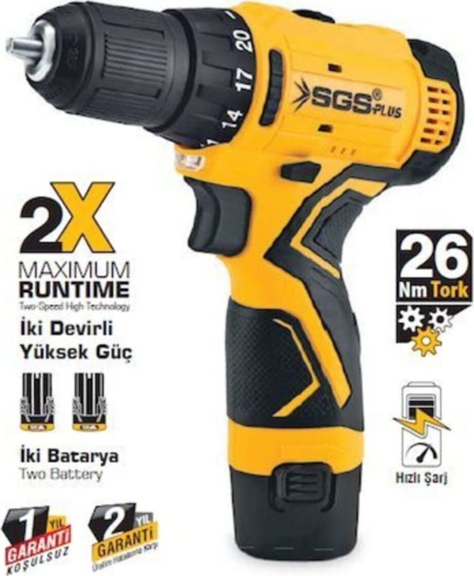 5131 Lion Akülü Vidalama 12 V 1.5 Ah