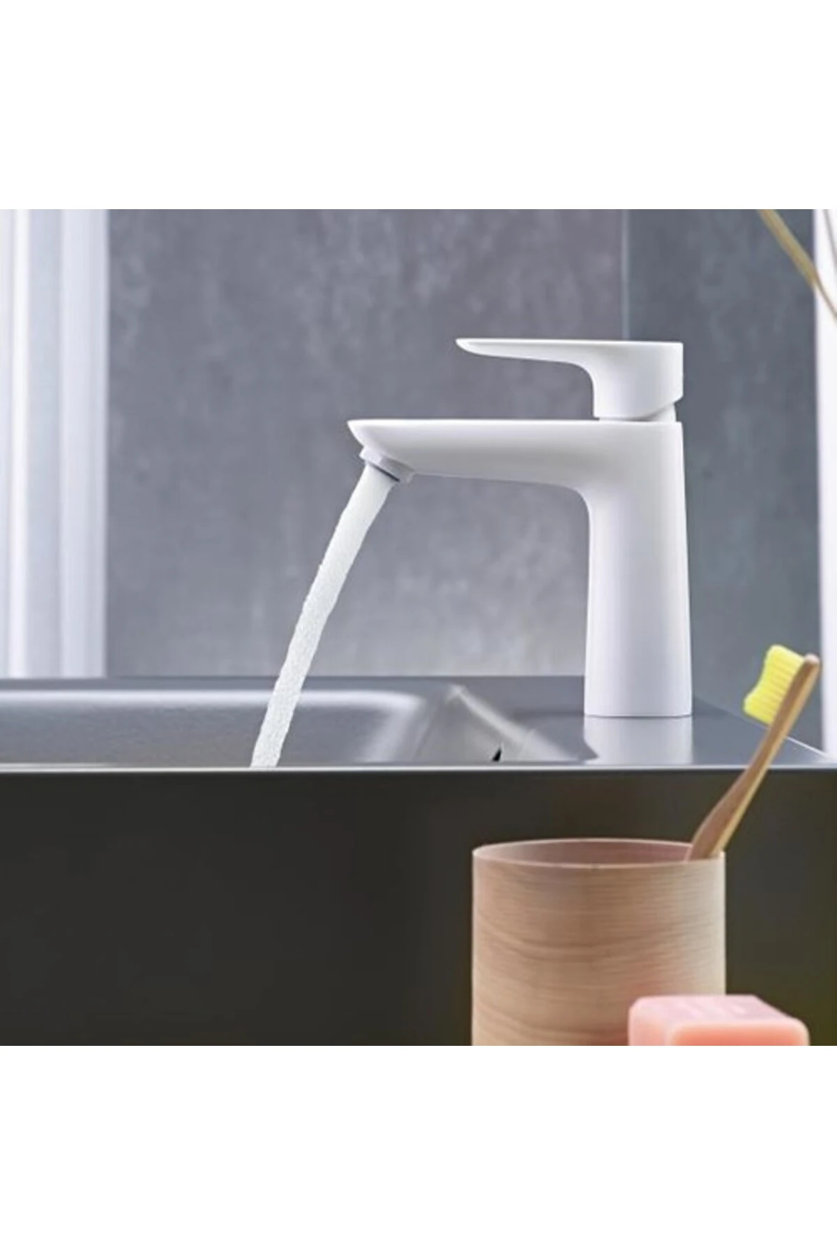 Talis E 110 Satin Beyaz Lavabo Bataryası 71710700