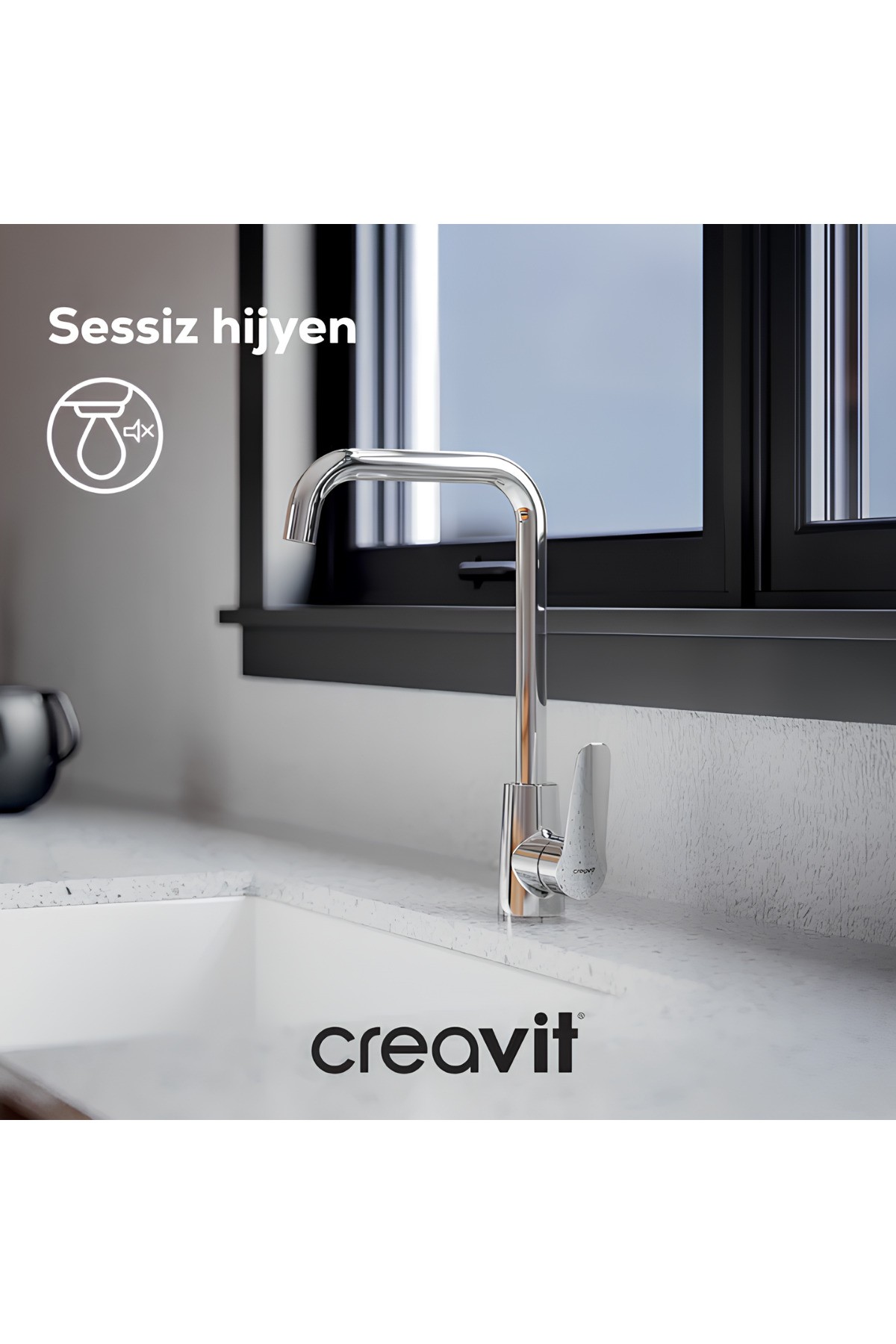 Bevel Batarya Seti 3’Lü Banyo-Lavabo-Eviye