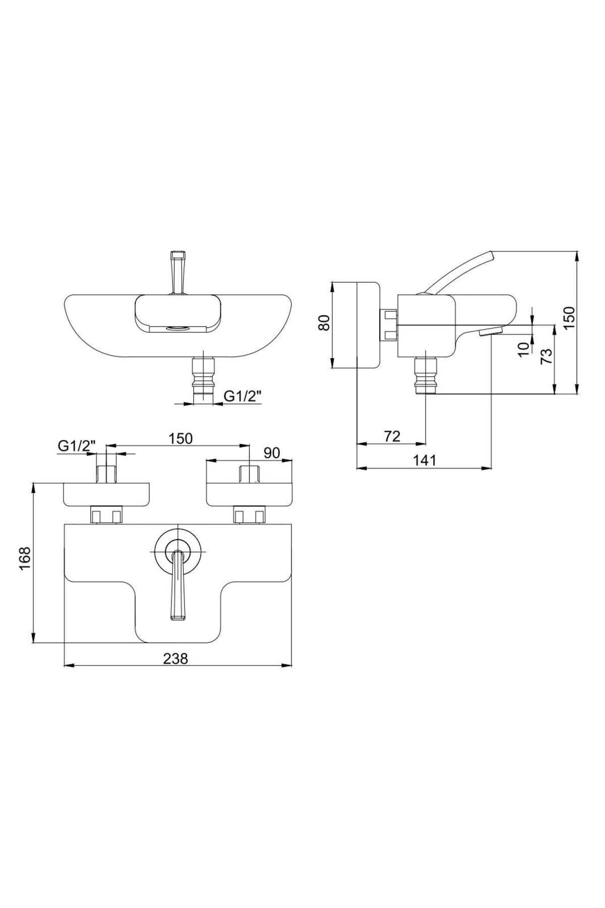 Novita Banyo Bataryası + ECA Fırat Mafsallı Duş Seti Banyo Üst Takımı