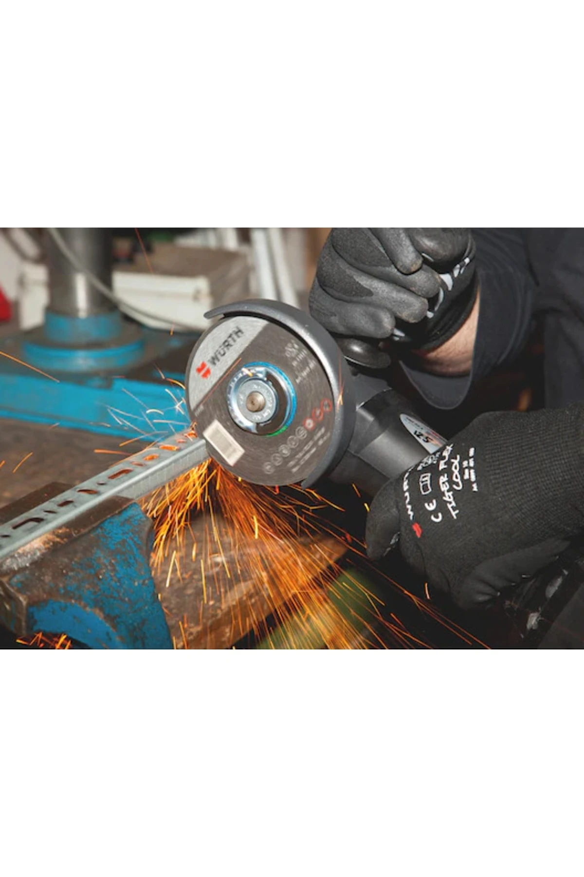 115mm Inox Metal Kesici Taş Krom Metal Kesici Taş 10 Adet