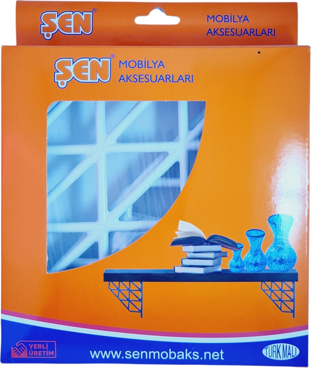 Plastik Rafaltı Beyaz Üçgen