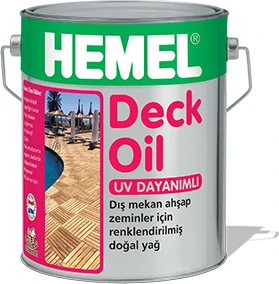 Deck Oil - Deck Zeminler Için Renkli Yağ - 2.5 Lt