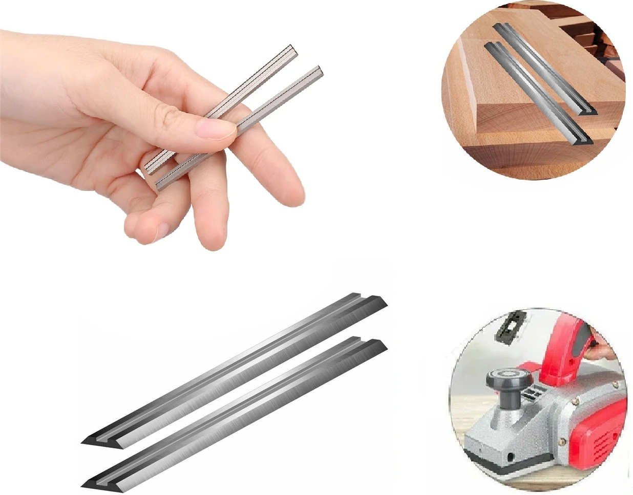 Ingco PL10508 Uyumlu El Planya Makina Bıçak Seti 2 Parça