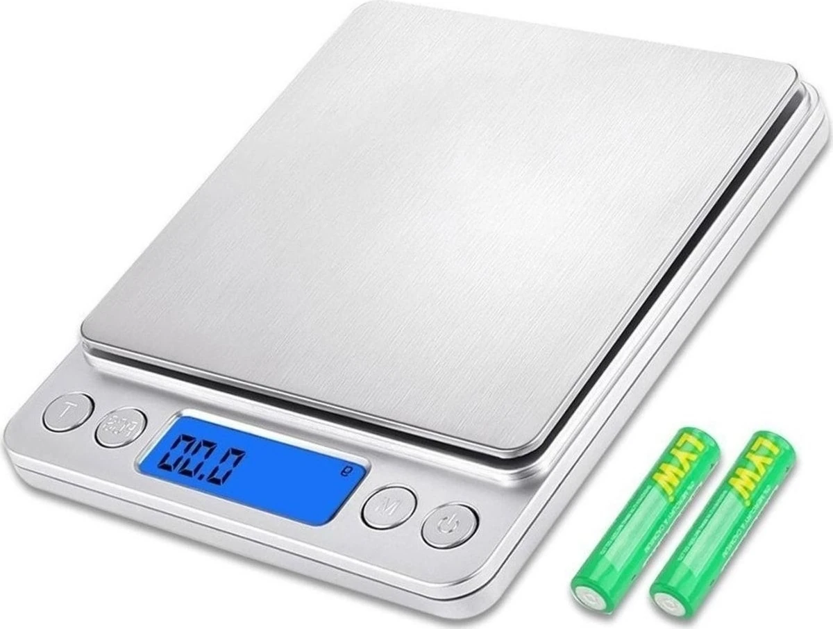 Profesyonel Dijital Mutfak Terazisi, 0.01GR Hassasiyetli, Güvenilir Tartı