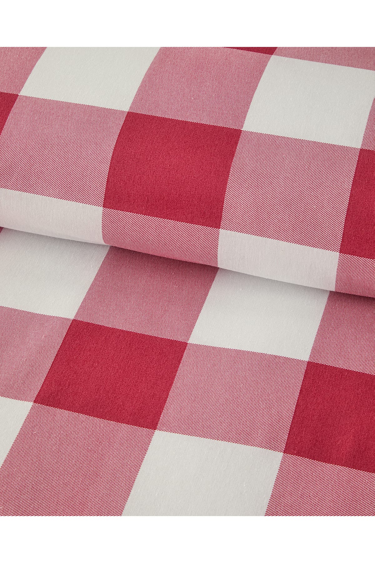 Gingham Tek Kişilik Nevresim Seti Pembe