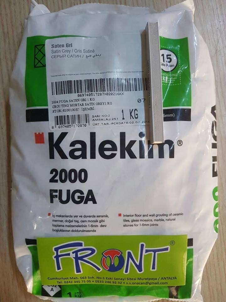2002 Fuga Derz Dolgu 1 kg Gri