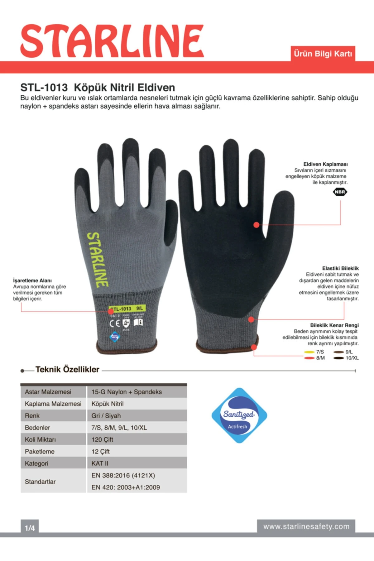 Stl-1013 İş Eldiveni