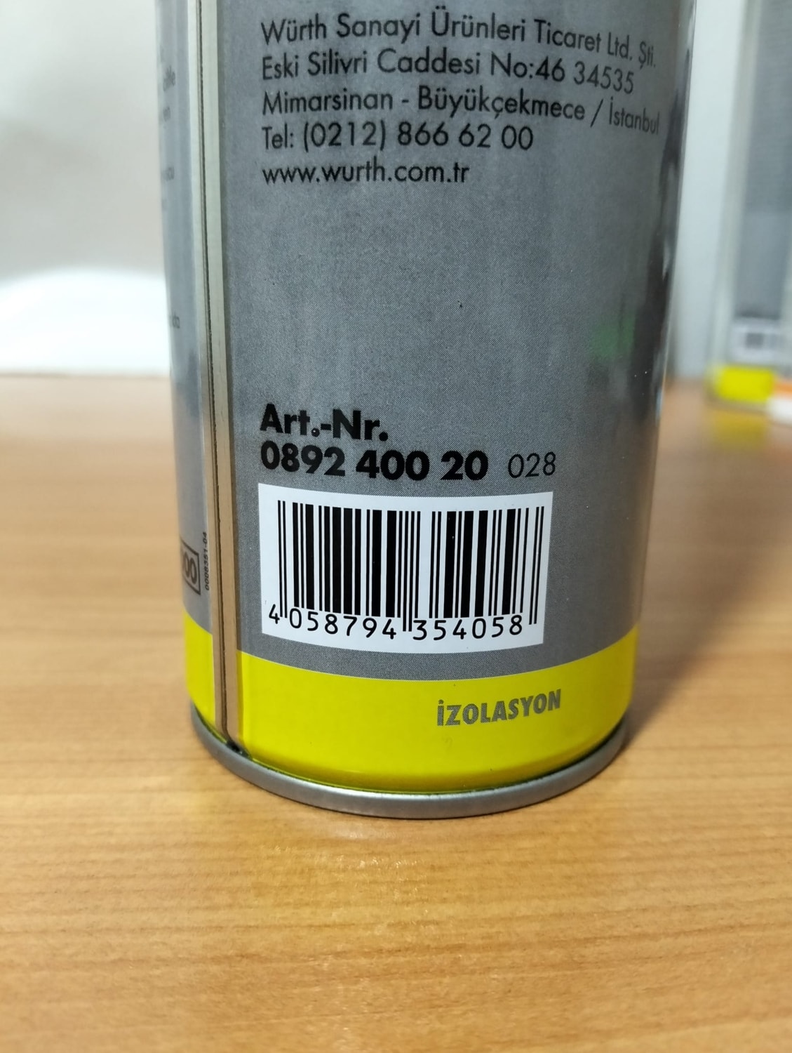 Mantolama Köpüğü 800 ml