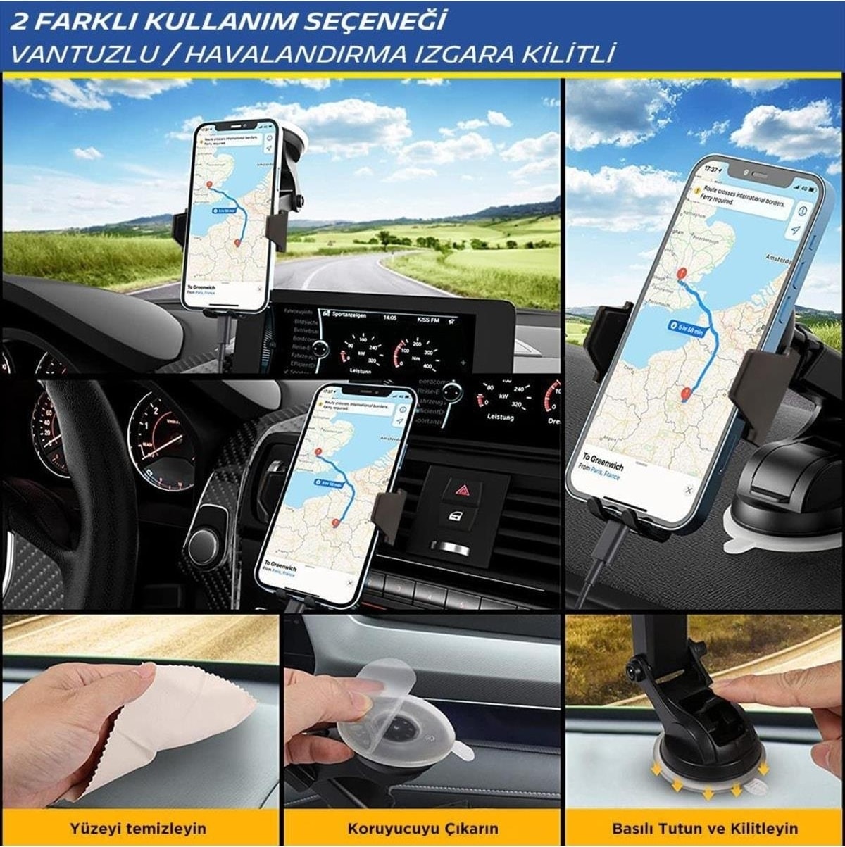 MC33368 Wireless Telefon Şarj Cihazı ve Dokunmatik Akıllı Telefon Tutucu