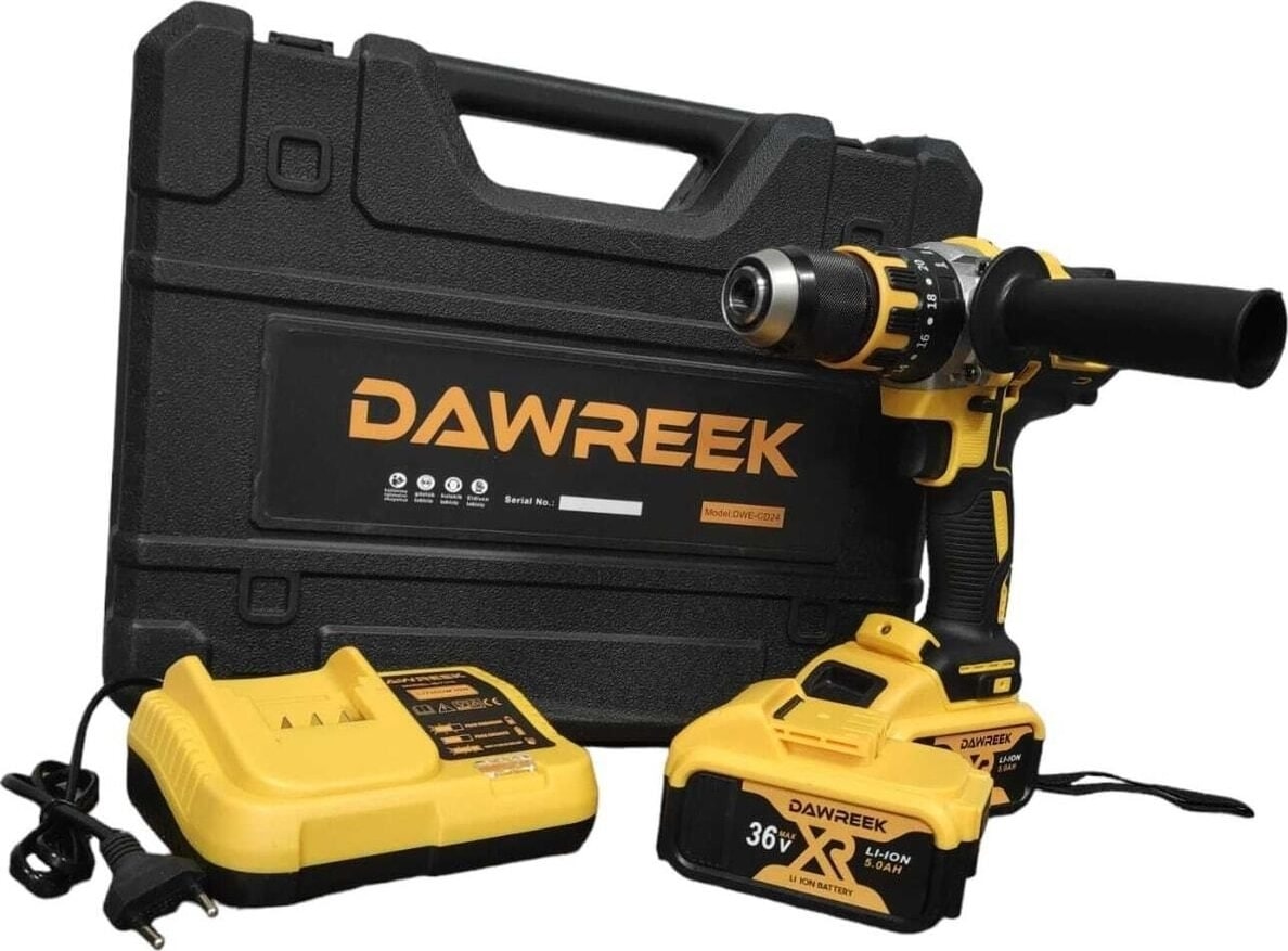 36V Dw 13MM Çelik Mandren Vidalama ile Güçlü Bağlantı