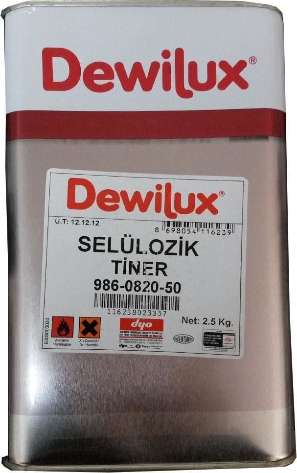 Dewilüx Selülozik Tiner 2,5 kg