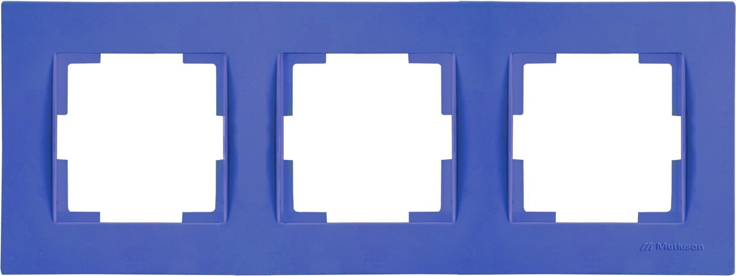 Rita Lacivert 3lü Yatay Çerçeve (5ADET)