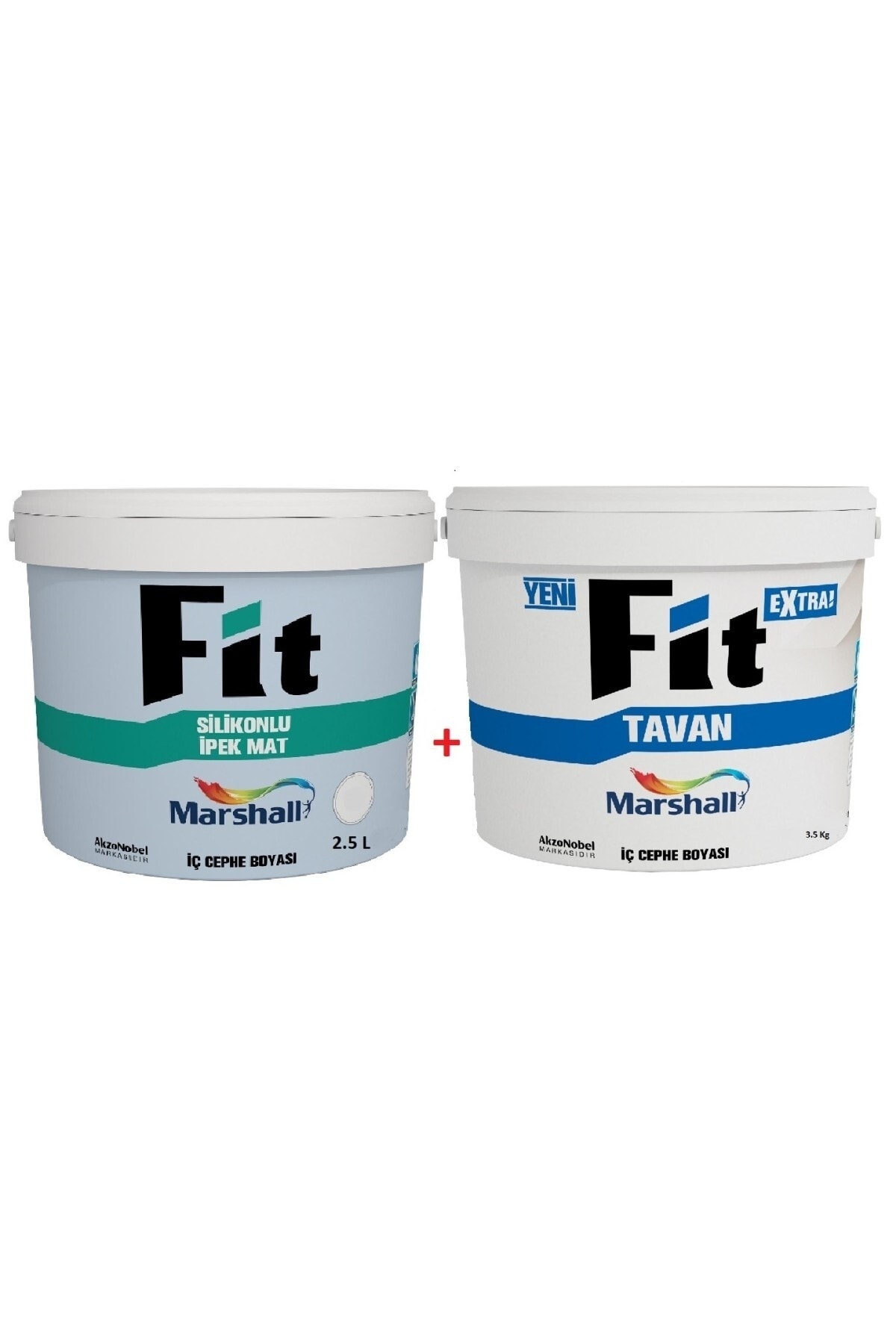 Fit Silikonlu Ipek Mat Iç Cephe Boyası 3.5 Kg Fit Tavan Boyası 3.5 Kg