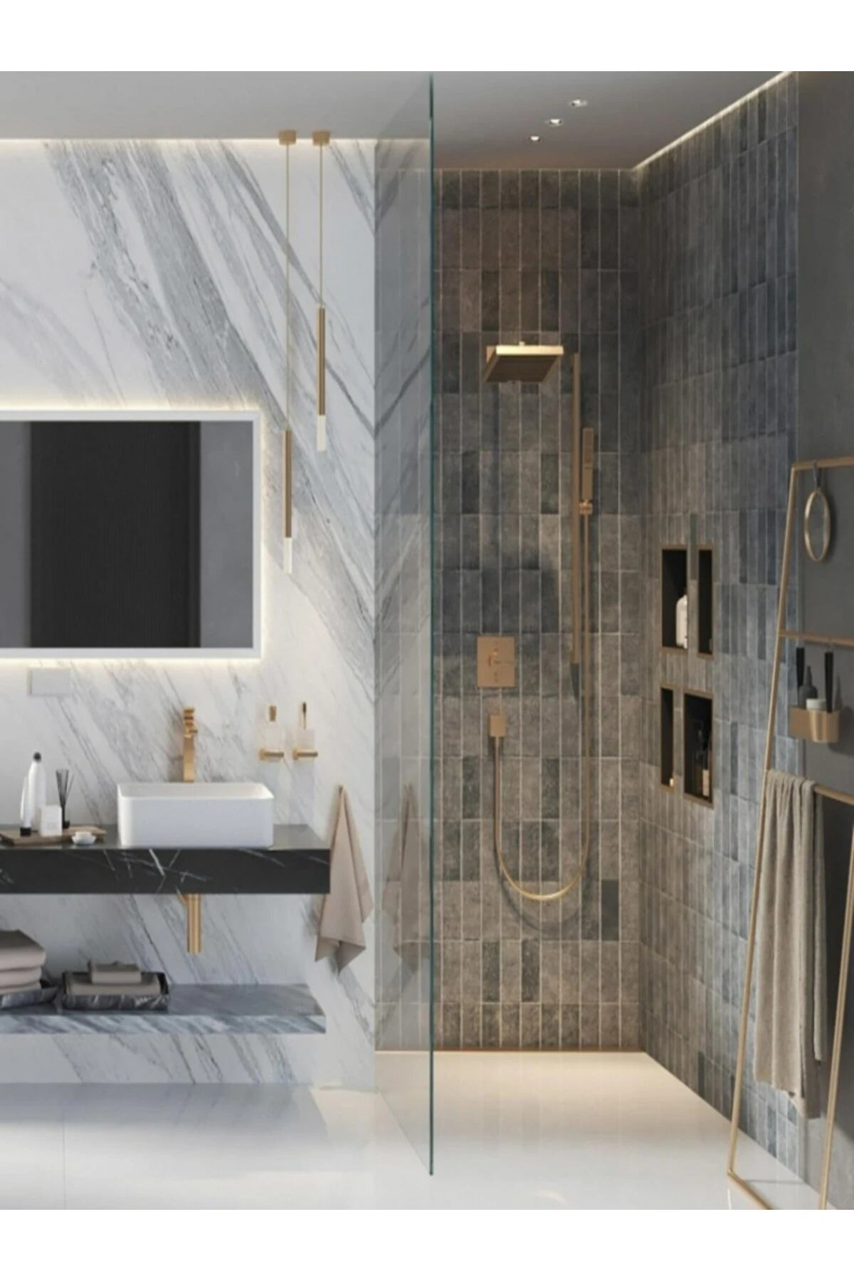 Pulsify E 100 1 Jet Baton El Duşu Bronz Ecosmart+