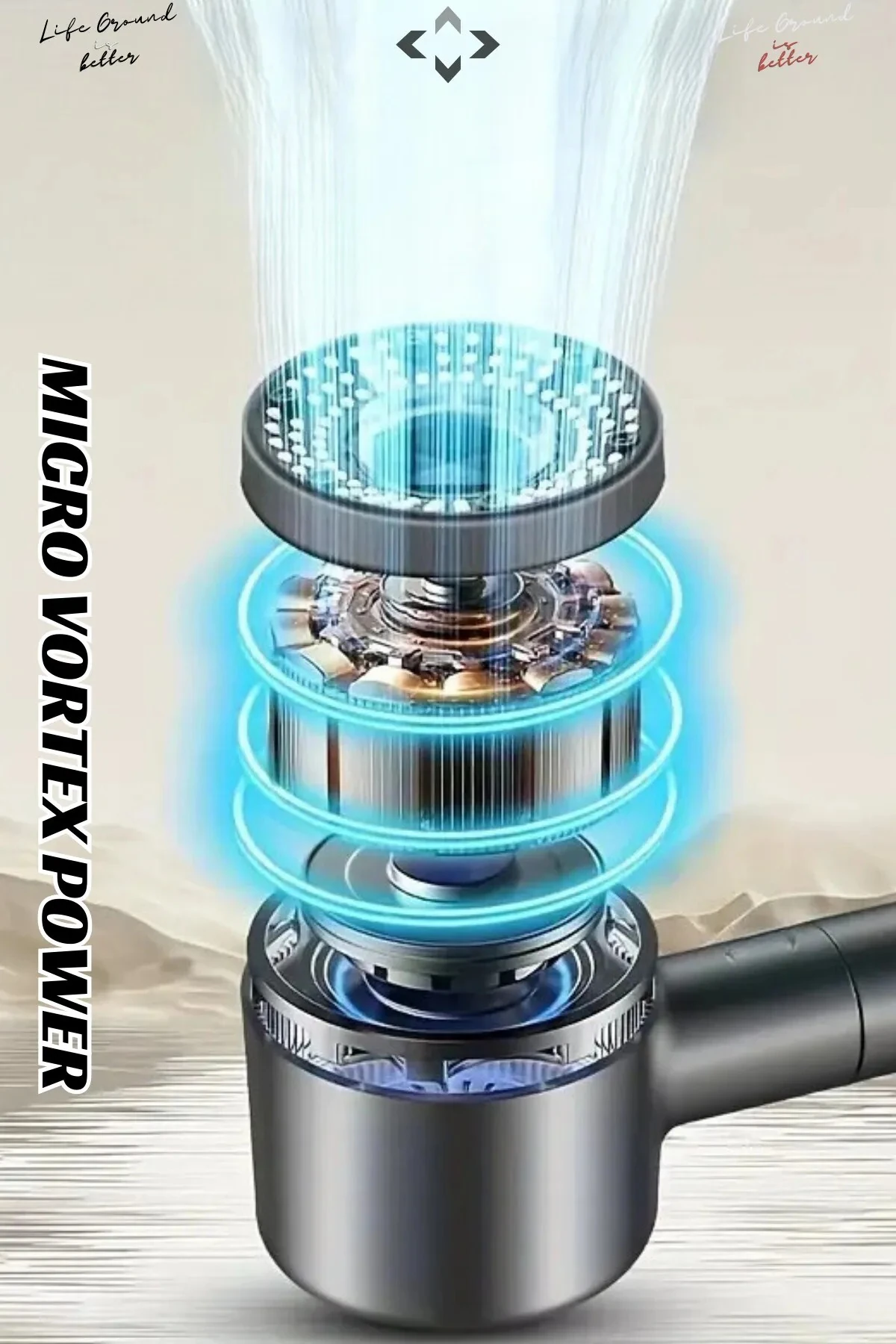 5 Fonksiyonlu Masajlı Duş Başlığı + Silikon Duş Hortumu Extra Güçlü Basınçlı Duş Seti