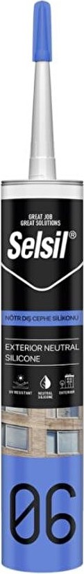 Nötr Siyah Dış Cephe Silikonu 300 ml