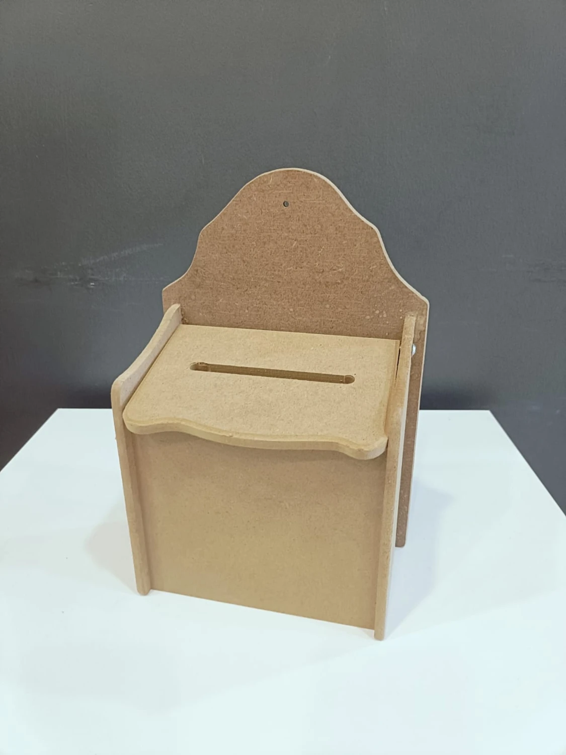 Mdf Ahşap Kapı Önü Lüks Posta Kutusu Mdf Ham Boyanabilir (Lazer baskı ile kişiselleştir)