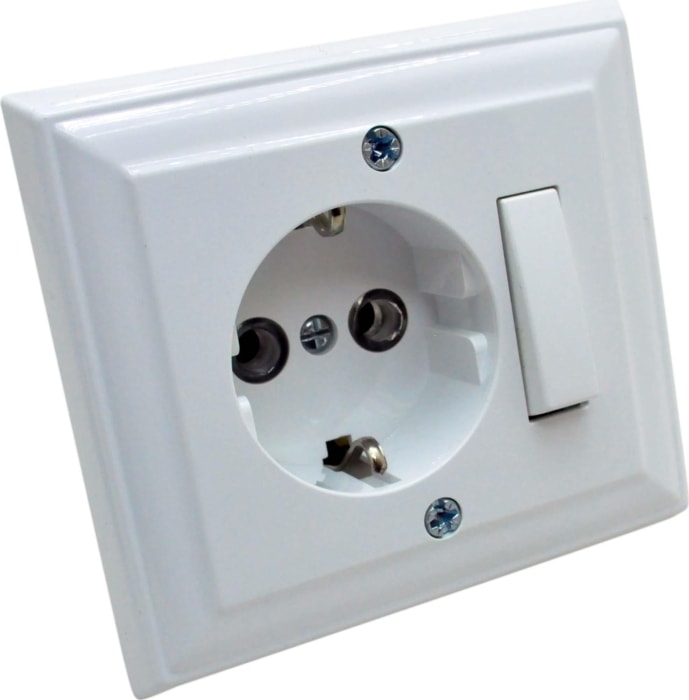 Sıva Altı Anahtarlı Topraklı Priz