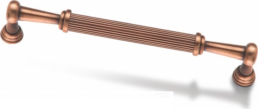 Lotus Model Antik Bakır Mobilya Dolap Çekmece Kulpları 128 mm