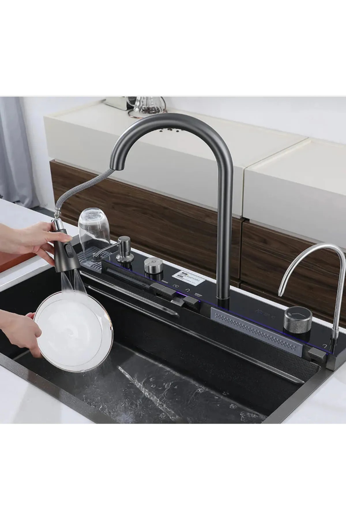 6 FONKSIYONLU ULTRA LÜKS TEKNOLOJİK EVİYE DÜĞME FONKSIYONLU