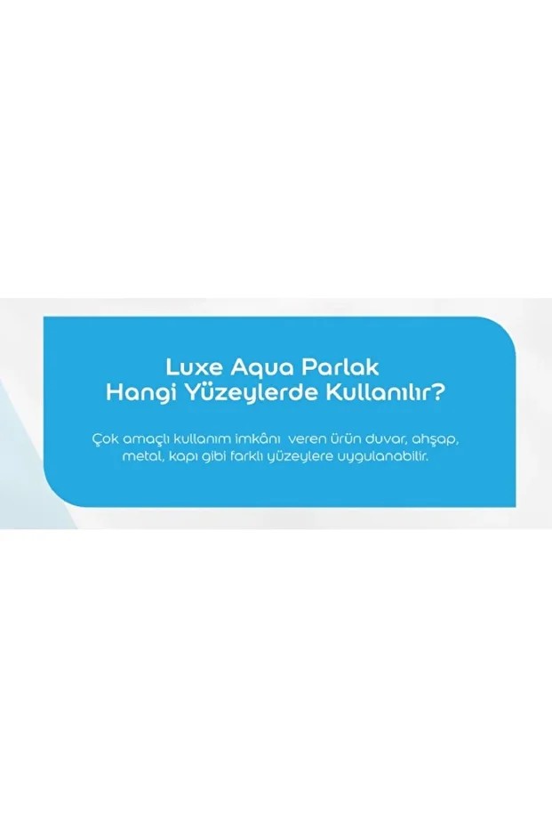 Aqua Luxe Su Bazlı Parlak Akrilik Esaslı Dekoratif Boya - Deniz Kabuğu 2,50 Lt