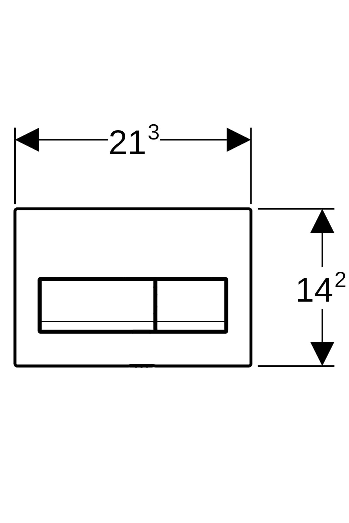 Kumanda Kapağı, Alpha50, Çift Basmalı, Siyah, 115.060.DW.1