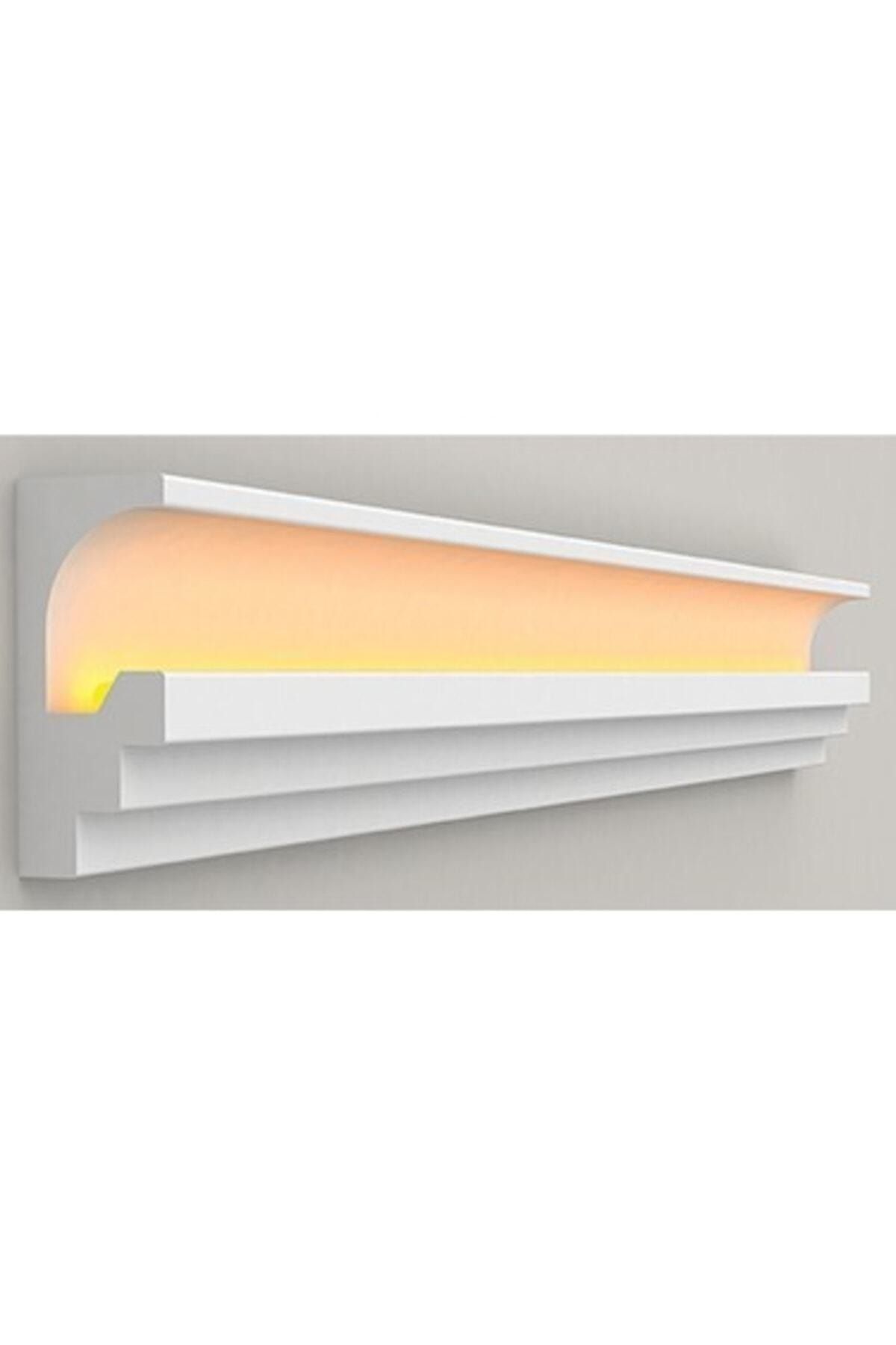 OZKUVVET Stropiyer-kartonpiyer Gizli Led Işık Profili 2mt 4 Adet