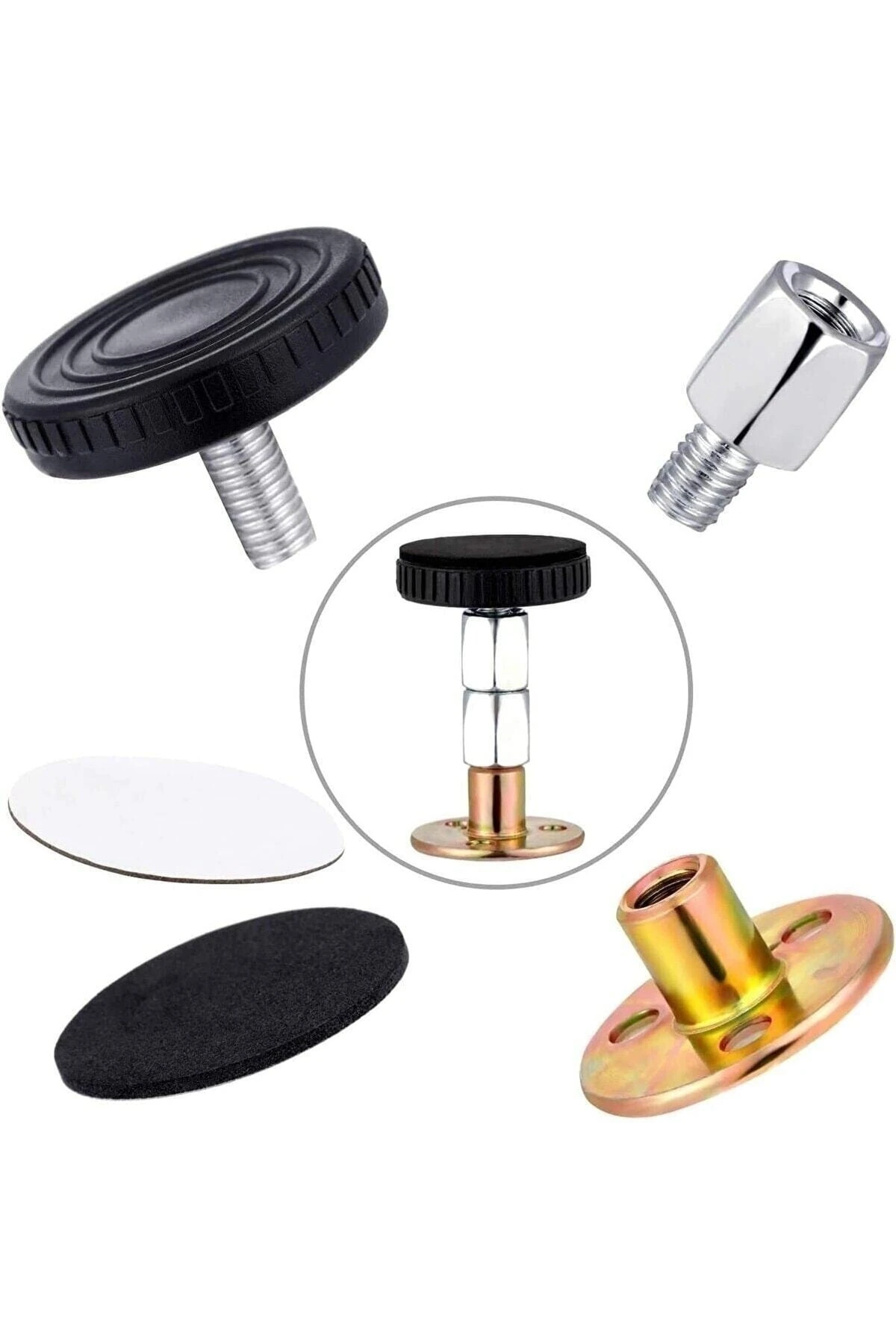 2 Adet Yatak Baza Başlık Sabitleme Aparatı Ses Önleyici Eşya Sabitleme Aparatı | Sabitleyici 2'li