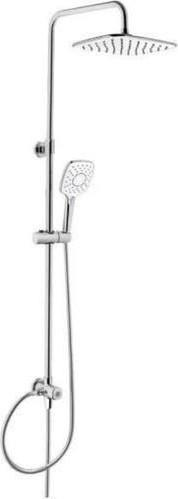 Flow Square Krom Banyo Bataryası +  LS20 Joy 3s Robot Tepe Duş Seti