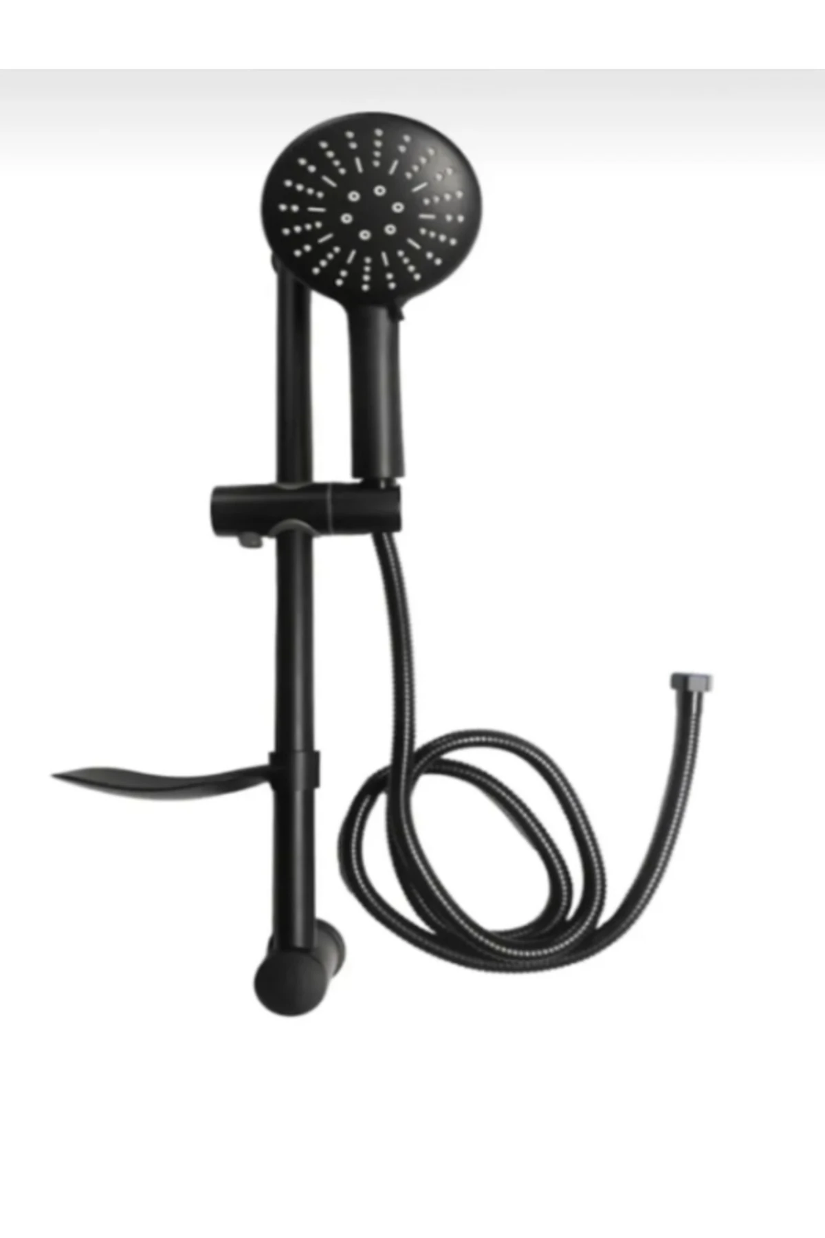 Siyah Krom Detay Mix Banyo Bataryası Musluğu Sürgülü Duş Seti 2’li Takım RBT013