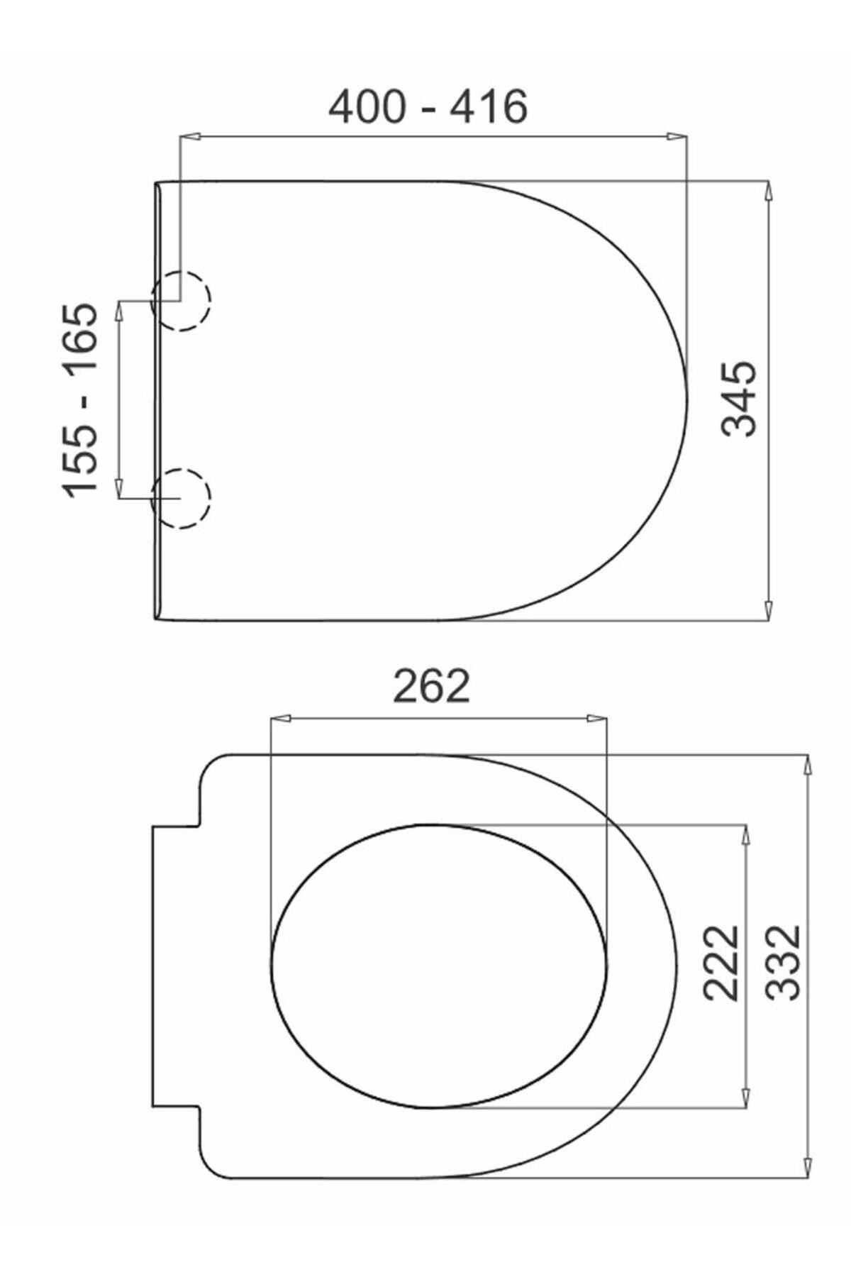 Minör Slim Soft PP Yavaş Kapanan Klozet Kapağı 53117