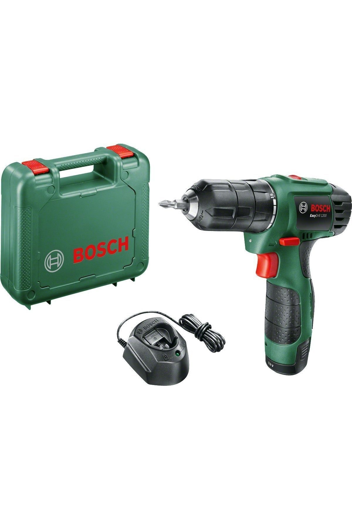BOSCH Easydrill 1200 Akülü Vidalama Makinesi (1,5 Ah Çift Akü)