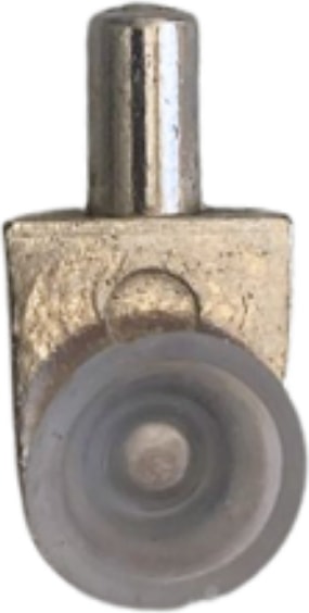 Metal Vakumlu 5 mm Geçme Raf Pimi Vantuzlu Dolap Raf Altı Pimi (Metal)