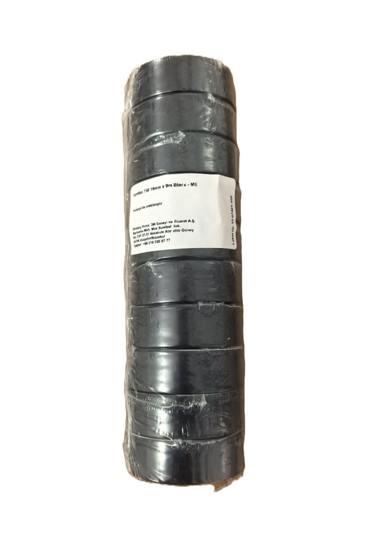 İzolebant  Temflex1300 19mm x 0,13mm x 9m 10 Adet 150BK