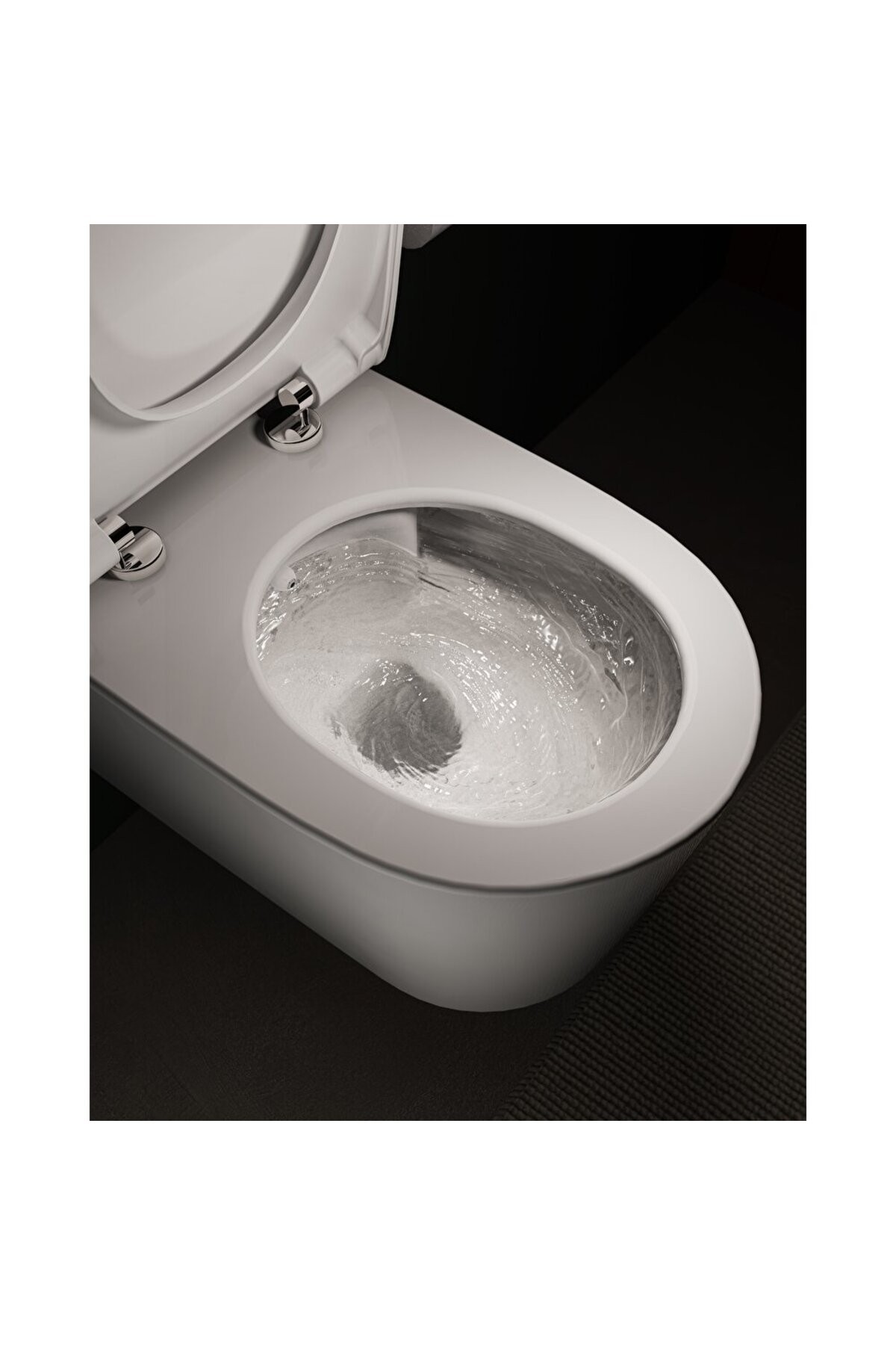 Nest Quantumflush Asma Klozet Ve Slim Soft Klozet Kapağı Seti, Beyaz