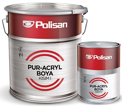 Polisan Pur-Akrilik Boya 3kg - 20kg (A+B)