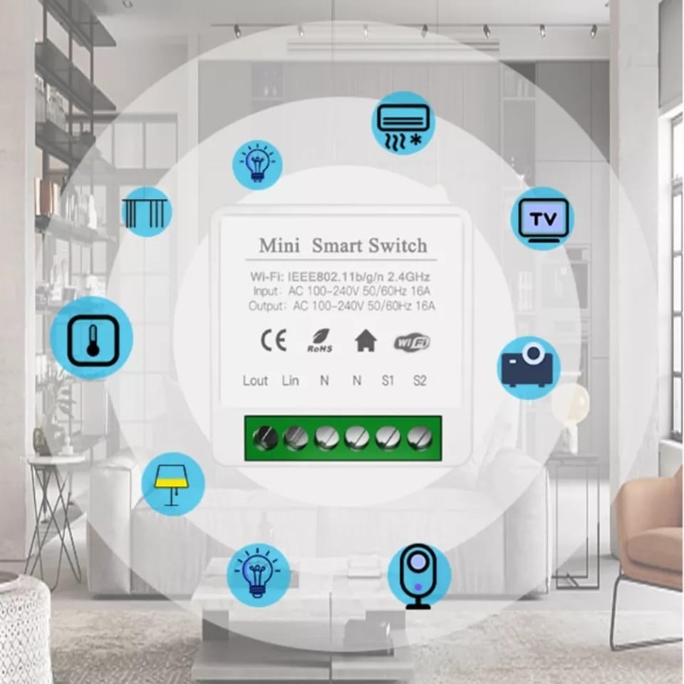 ONOFFSMART  Destekli Akıllı Wifi 16 Amperiki Yönlü Işık Anahtar