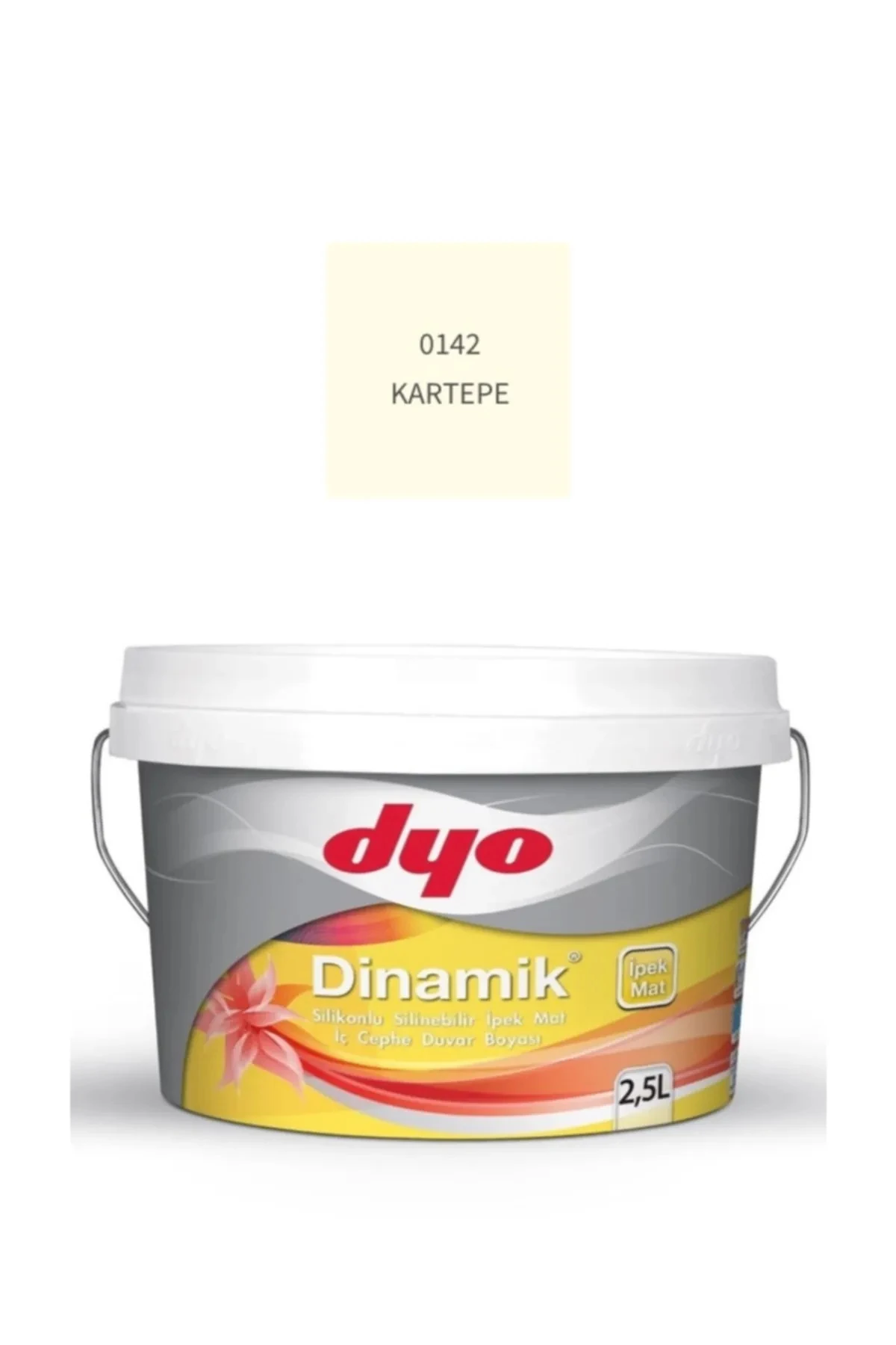 Dyo Dinamik Silikonlu Silinebilir Ipek Mat Iç Cephe Boyası 2,5 Lt