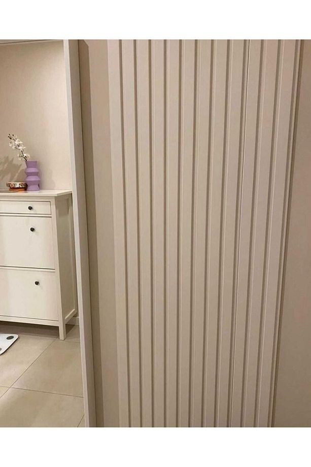 Akyürek Lb 3771 Model Bianco Renk ( Beyaz -kırık Beyaz Arası ) Duvar Kaplamma Panel Lambri