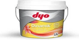 Dinamik Silinebilir Ipek Mat Iç Cephe Duvar Boyası Rp1 Beyaz 15 Lt