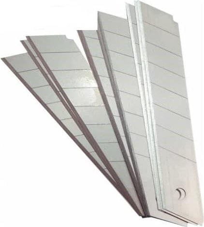 Falçata Bıçak Ağzı 18X0,60MM 10 Adet - Maket Bıçağı Yedeği