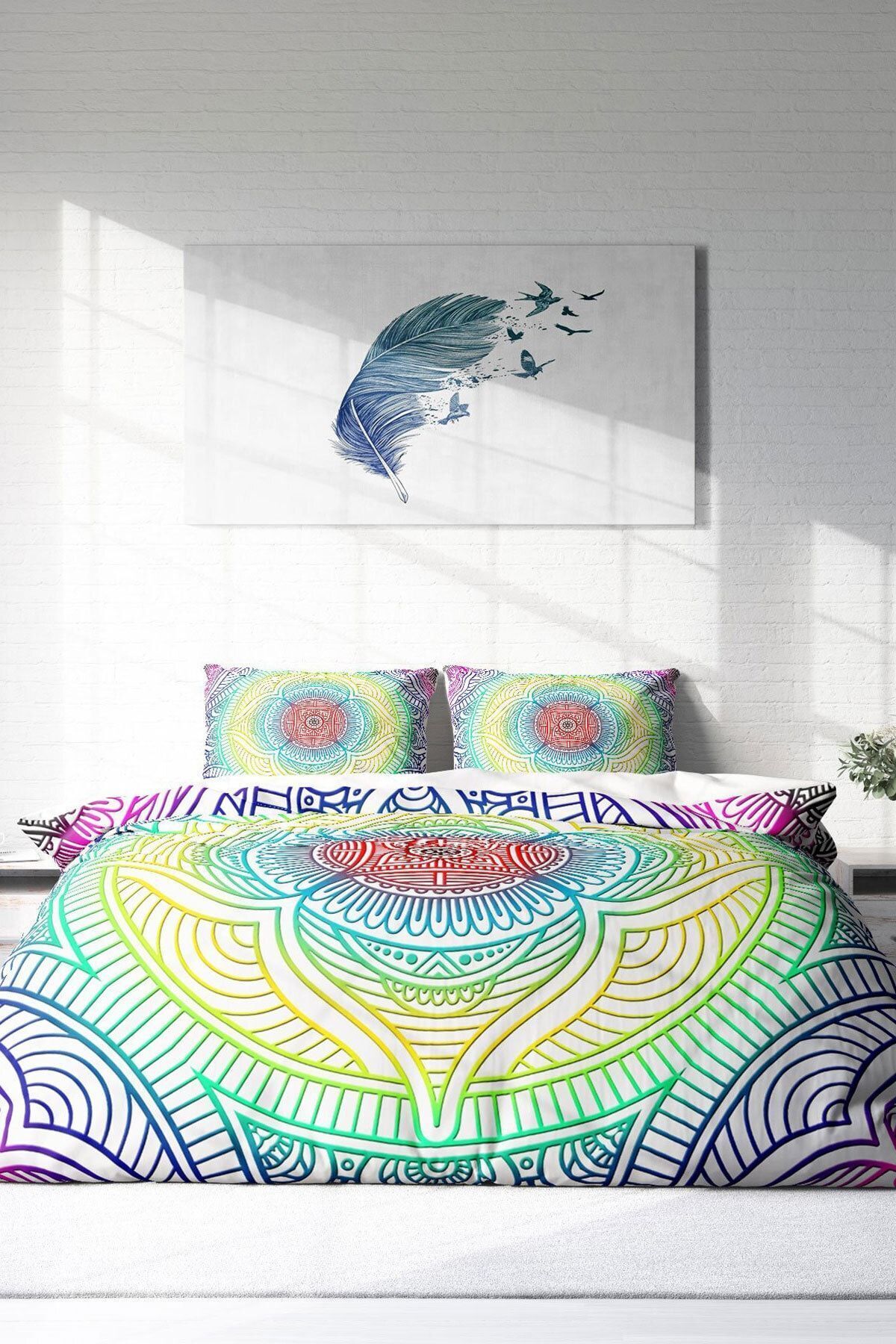 Rainbow Modern Çift Kişilik Nevresim Takımı