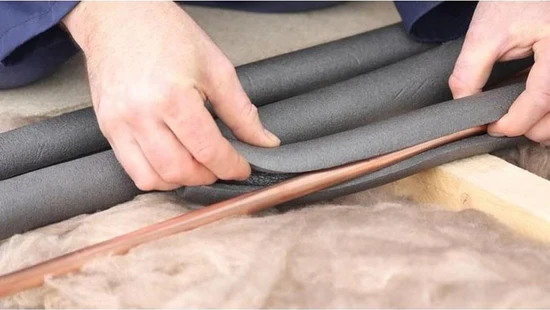 22/10 mm Polietilen Izole Boru 1 Metre 10 Adet