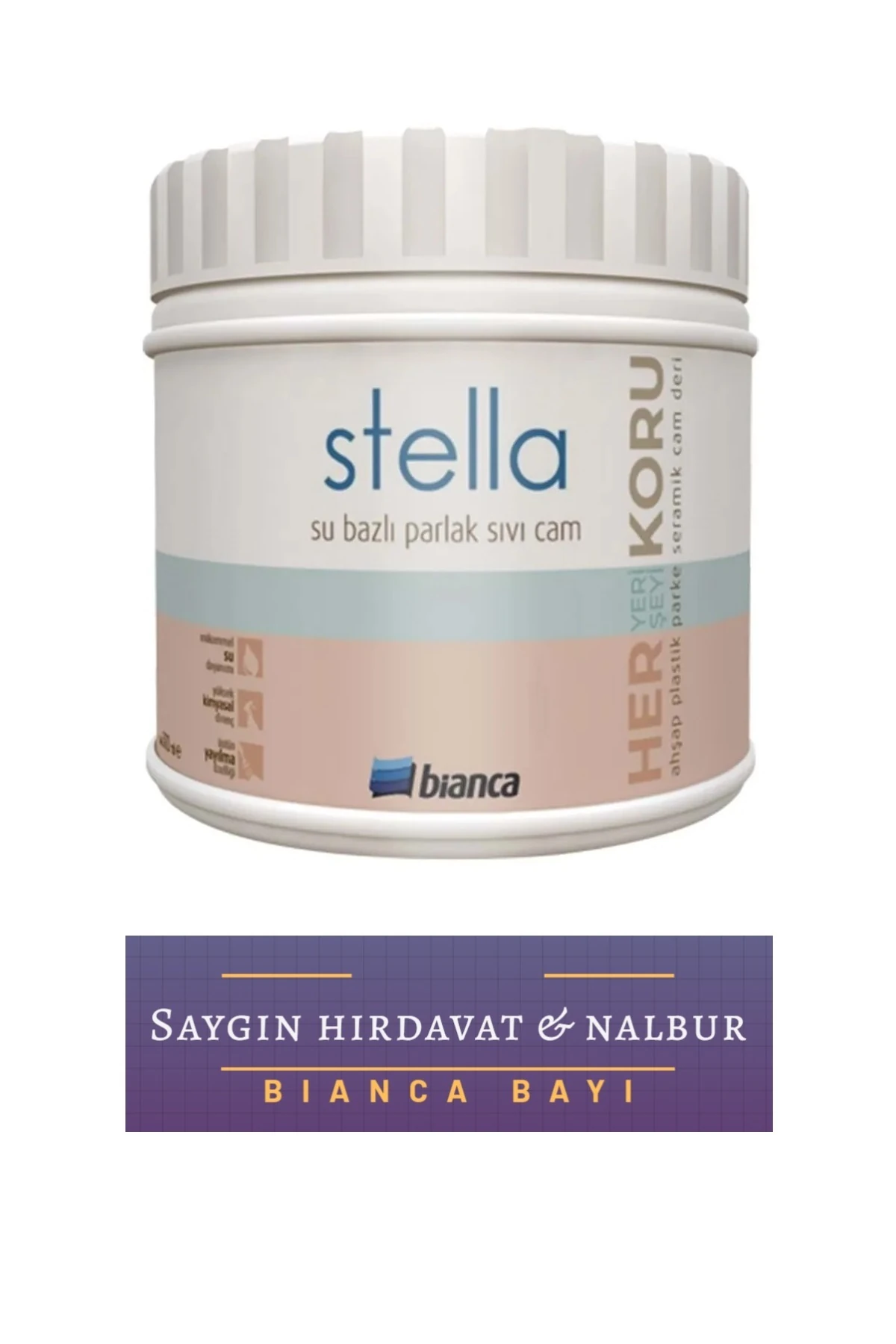 Stella Su Bazlı Parlak Sıvı Cam